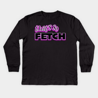 Fetch Graphic Kids Long Sleeve T-Shirt